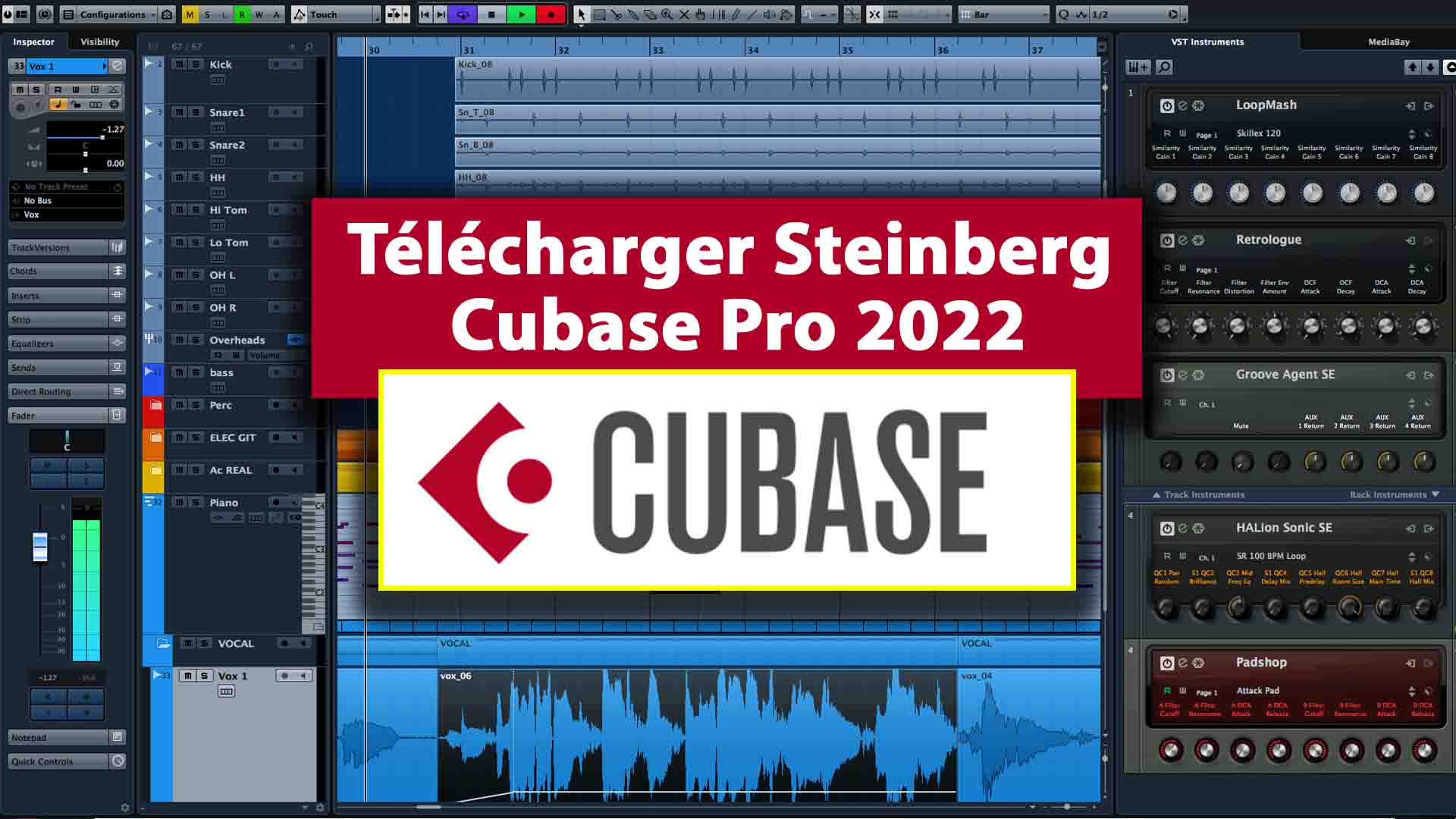 télécharger gratuitement steinberg cubase pro 2022 + crack complet