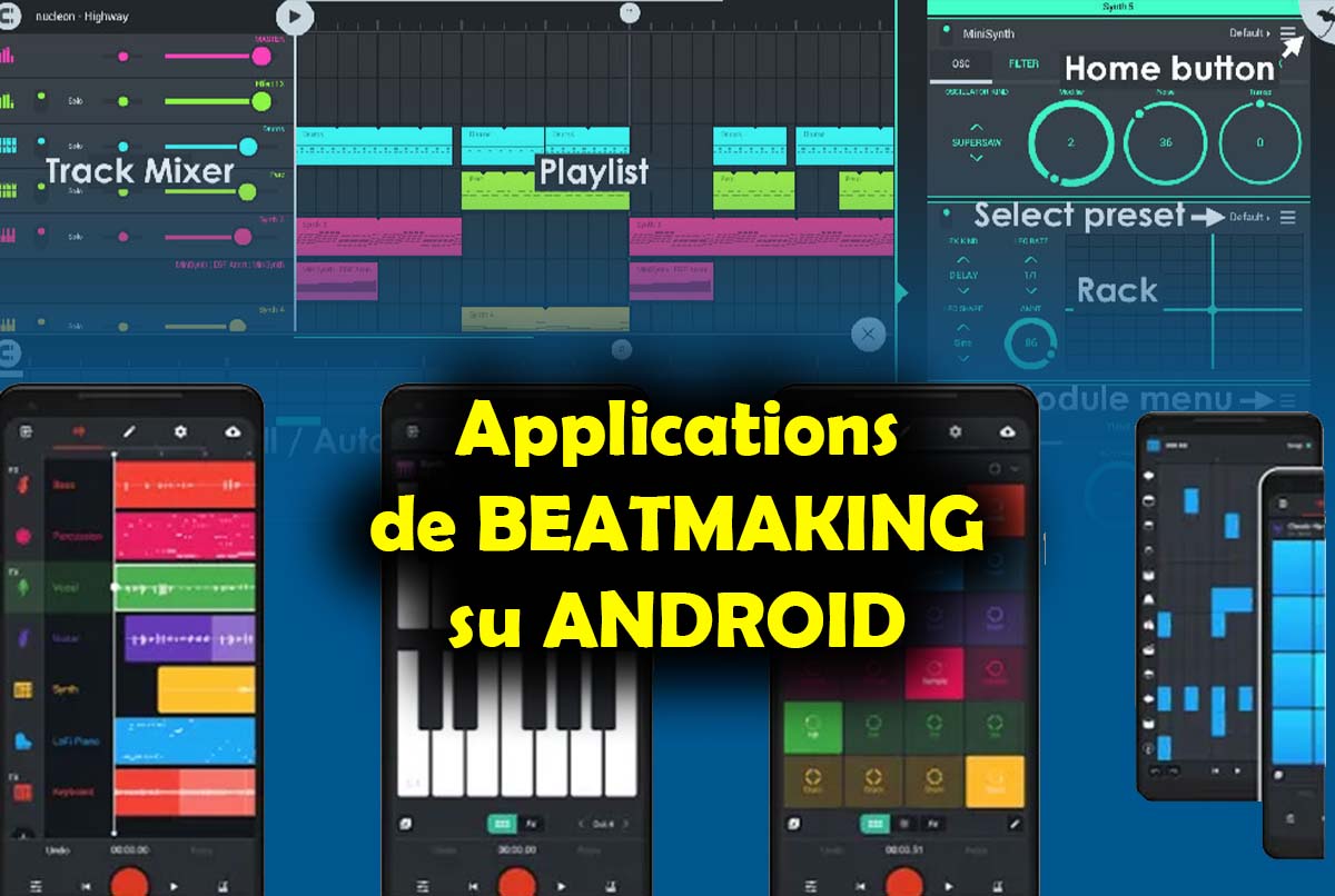applications de beatmaking populaires disponibles pour la plateforme android